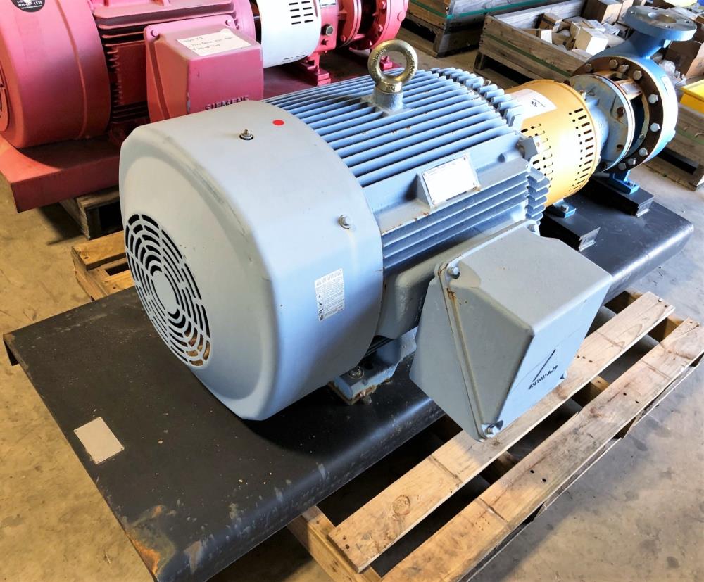 Goulds 3196 i-Frame Centrifugal Pump 3" x 4" -10, Stainless Steel w/ 100HP Motor